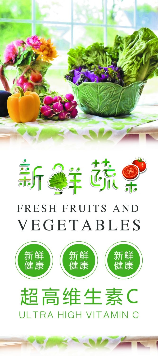 水果蔬菜饮料海报展架易拉宝设计素材 (32)