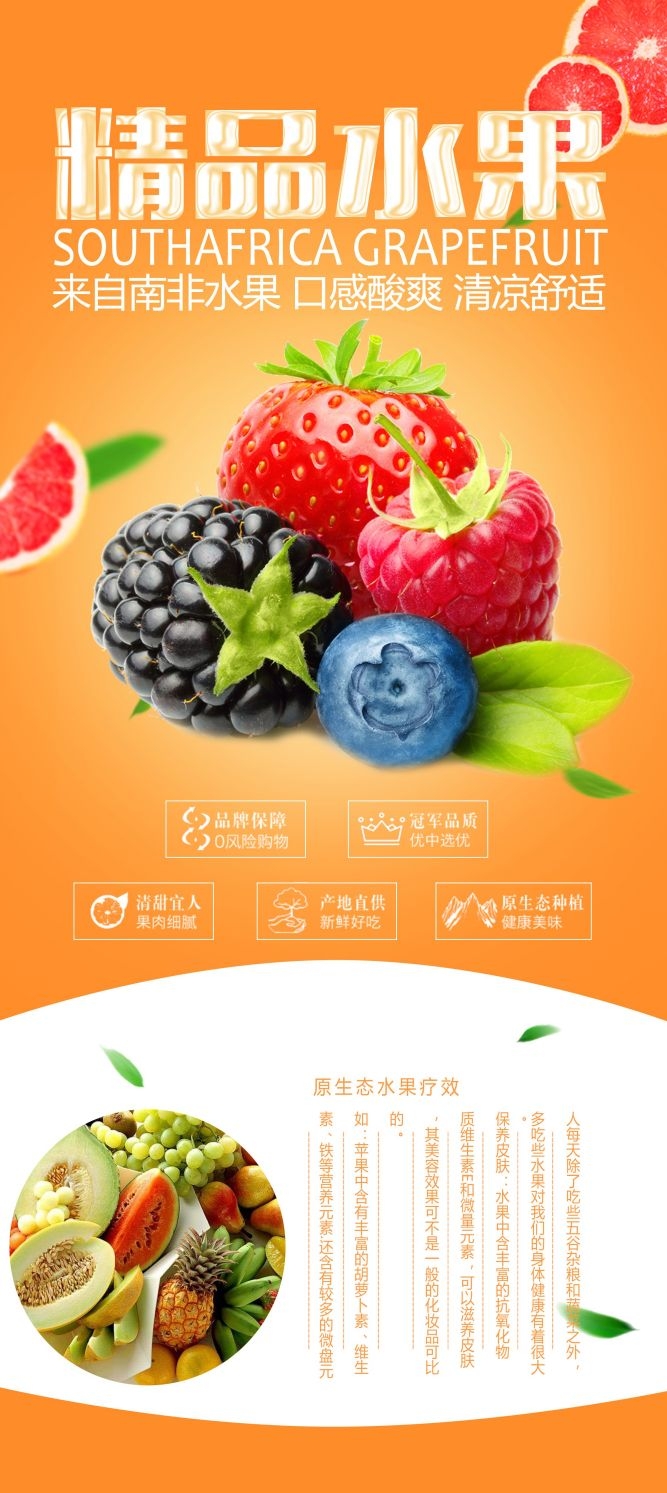 水果蔬菜饮料海报展架易拉宝设计素材 (29)