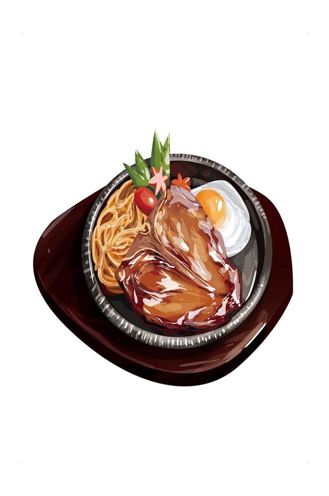 菲力章式牛排宣传海报