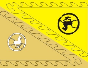 仿古旗子旗帜古代战旗旌旗狼牙旗龙舟旗帜幡旗酒旗模板CDR矢量素材 (81)
