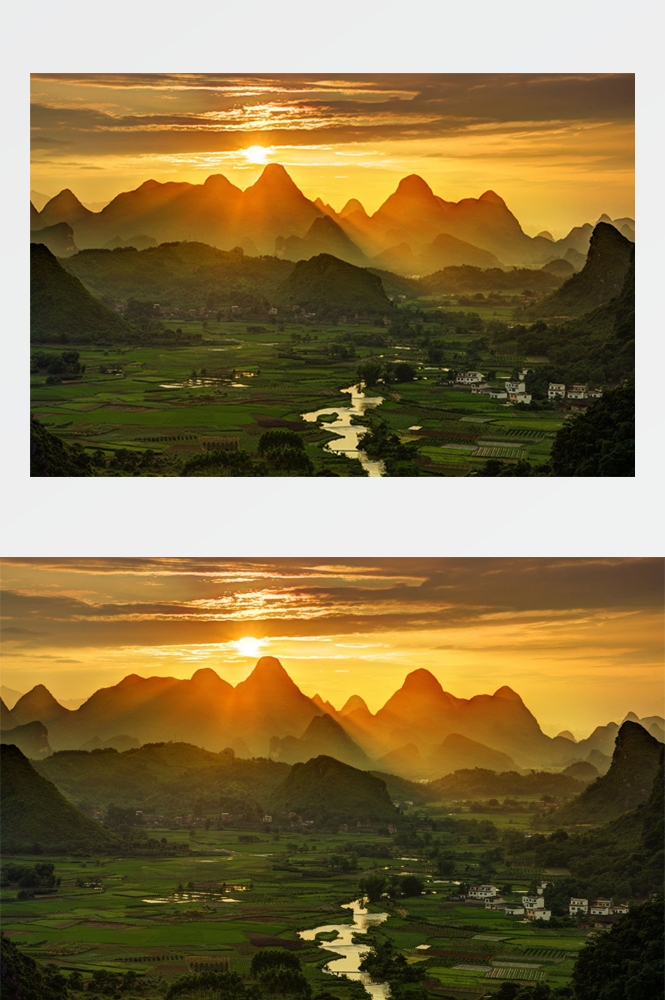 农田耕田田野高清图片69