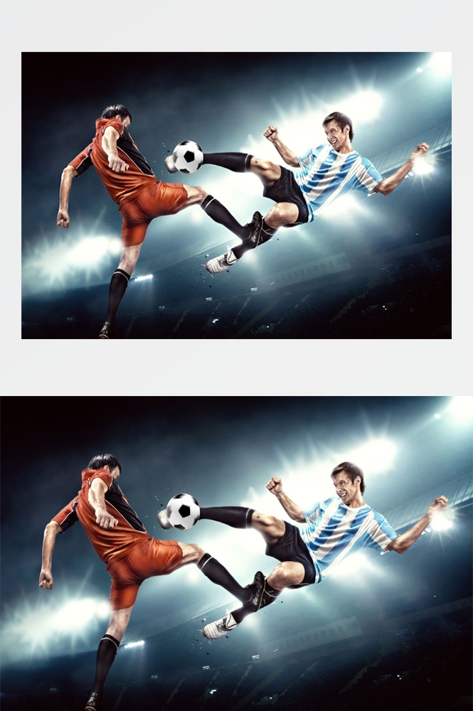 球员踢足球高清图片26