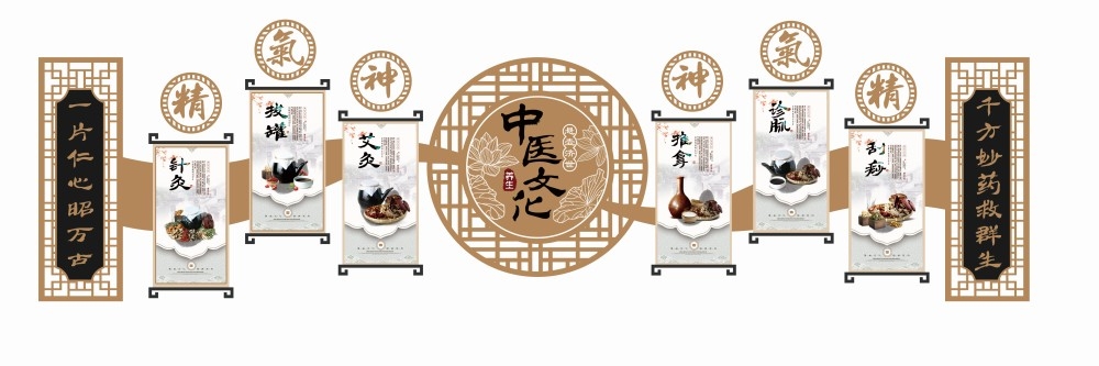 传统中医海报挂画展板文化墙素材 (2)