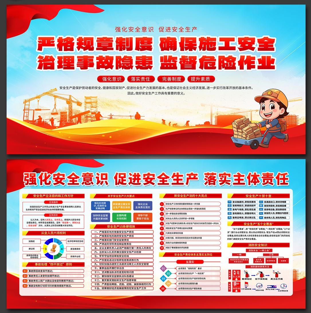 2024年安全生产月展板宣传栏 (7)