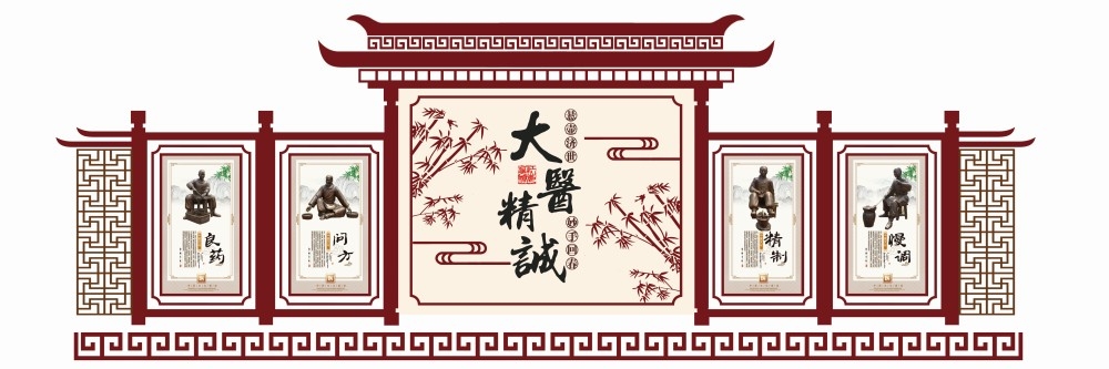 传统中医海报挂画展板文化墙素材 (2)