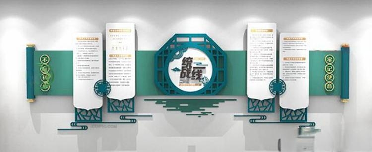 统一战线背景形象文化墙 (1)