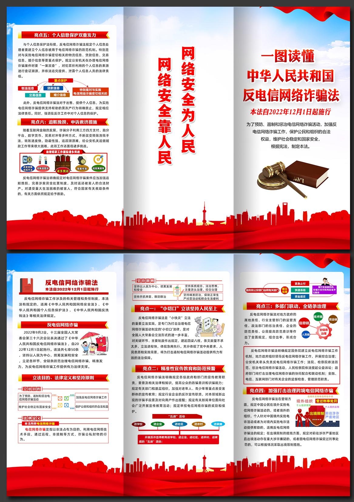 反电信网络诈骗法宣传三折页 (1)