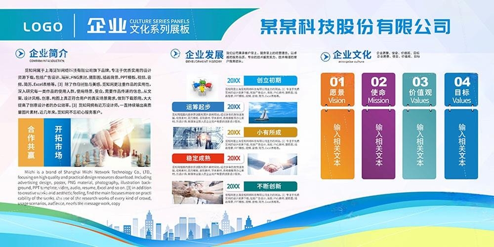 企业公司简介文化发展历程展板 (38)