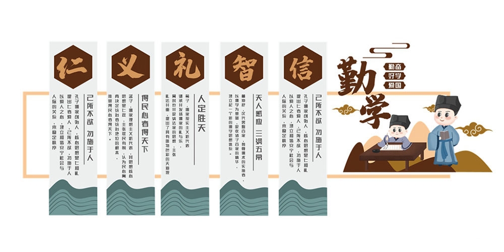 学校校园班级文化墙97