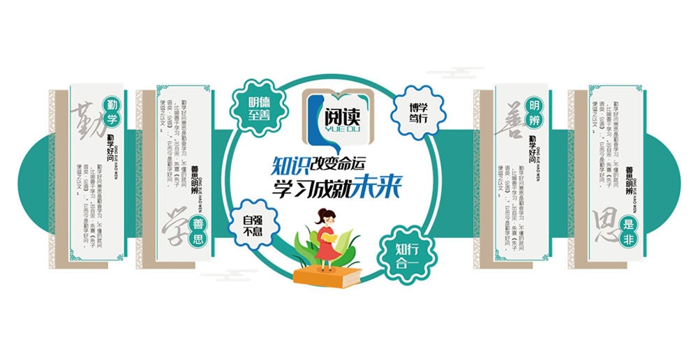 学校校园班级文化墙107