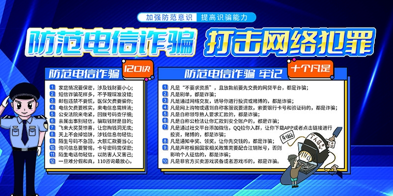 预防电信诈骗宣传宣传栏 (1)
