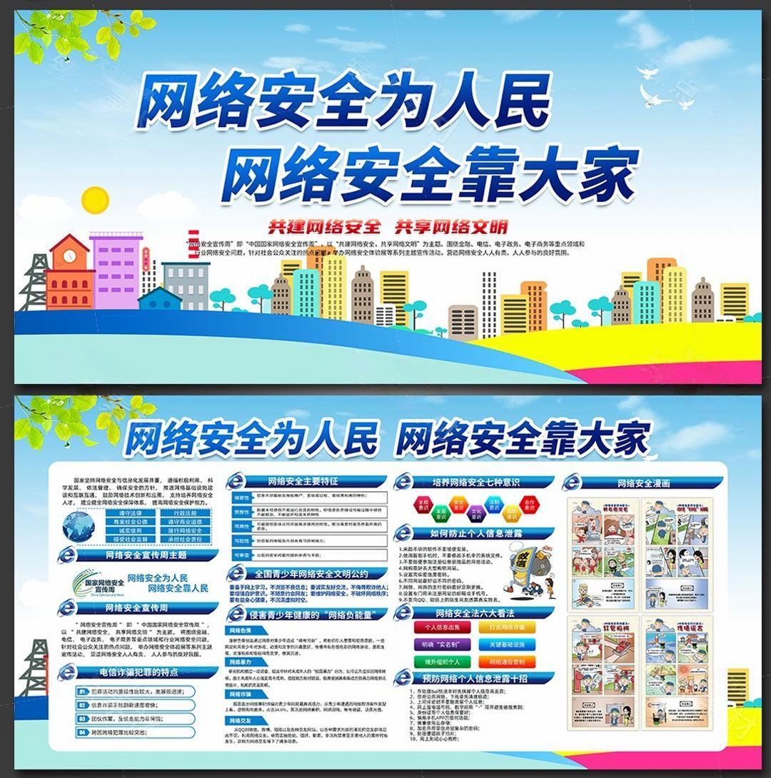 网络安全宣传周宣传栏展板 (10)