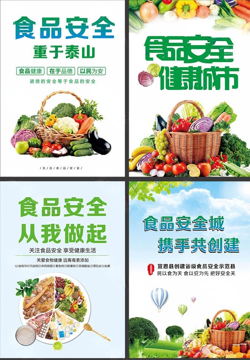 学校食品安全知识宣传海报