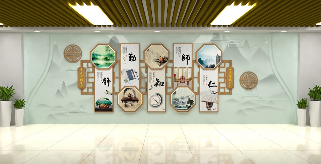 学校校园文化墙形象墙121