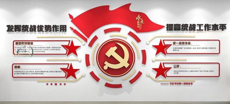统一战线背景形象文化墙 (22)