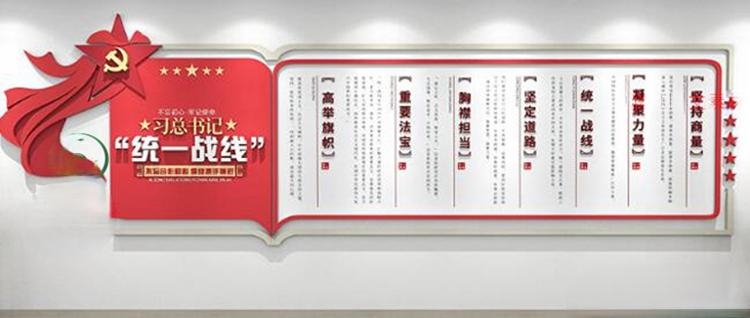 统一战线背景形象文化墙 (21)