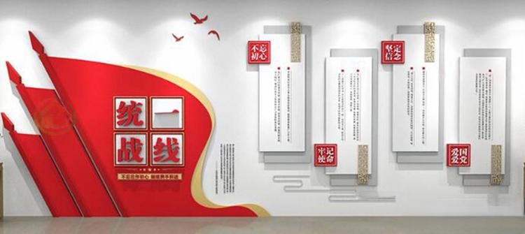统一战线背景形象文化墙 (29)