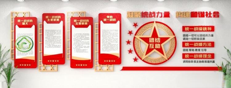 统一战线背景形象文化墙 (43)