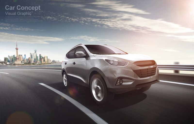 动感酷炫汽车户外广告宣传背景海报 (21)