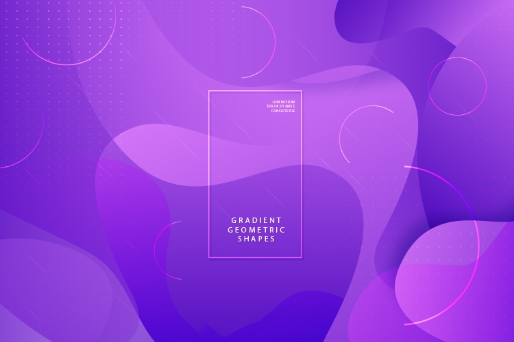 科技感几何渐变线条会议科技kv主视觉海报背景11