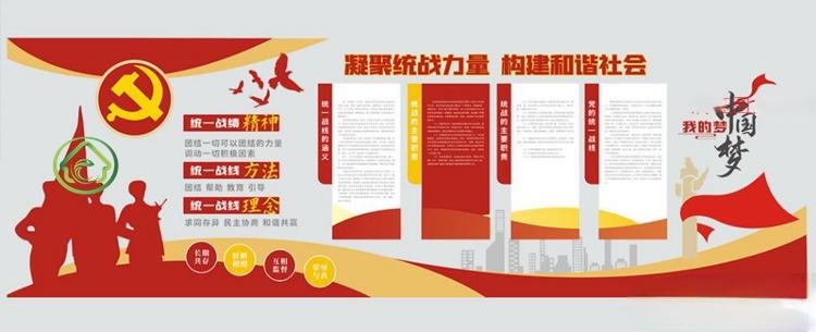 统一战线背景形象文化墙 (41)