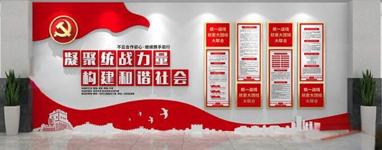 统一战线背景形象文化墙 (15)