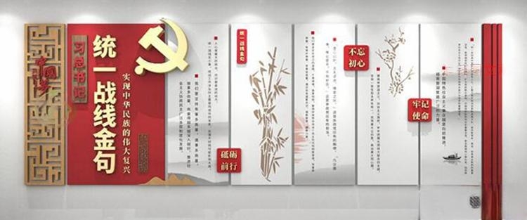 统一战线背景形象文化墙 (3)