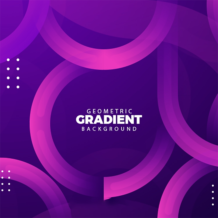 科技感几何渐变线条会议科技kv主视觉海报背景6