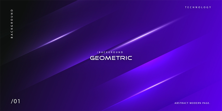 科技感几何渐变线条会议科技kv主视觉海报背景20