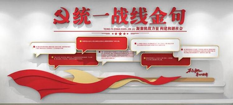 统一战线背景形象文化墙 (14)