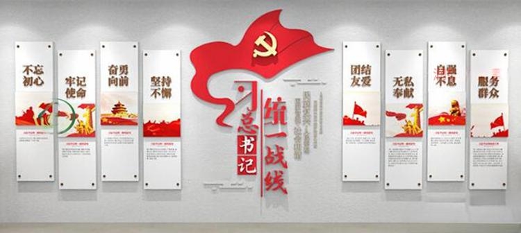 统一战线背景形象文化墙 (5)
