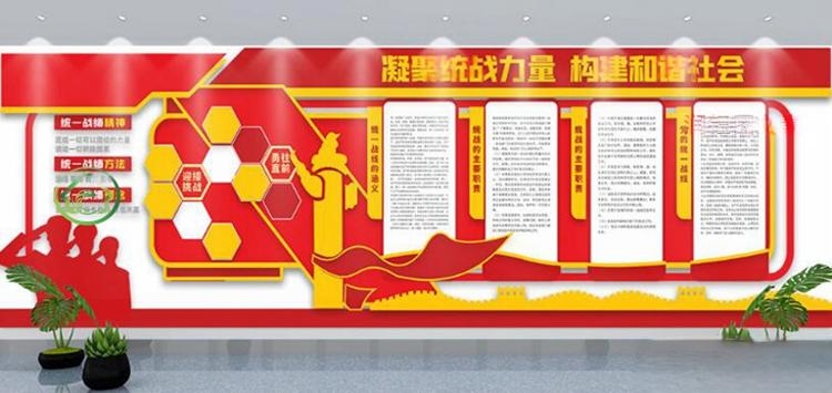 统一战线背景形象文化墙 (39)
