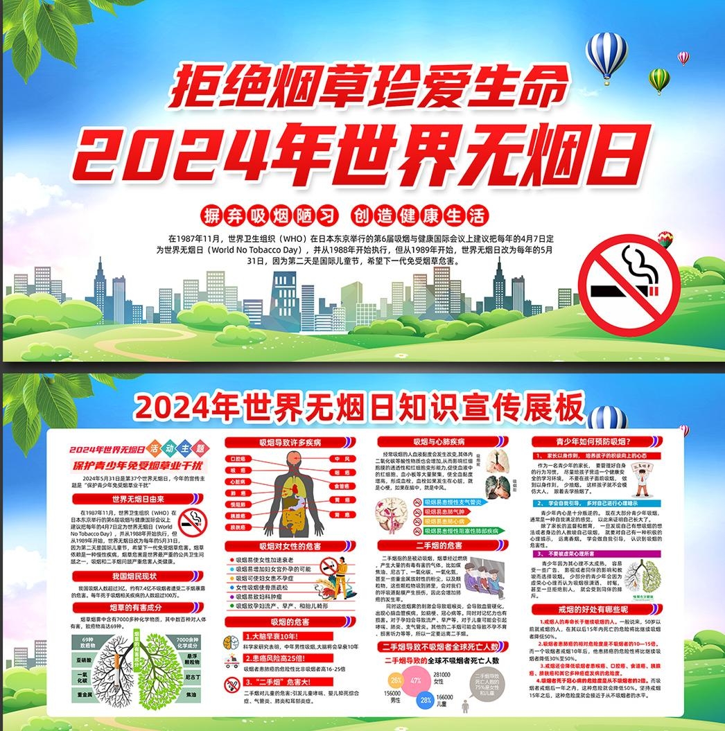 2024世界无烟日展板 (2)