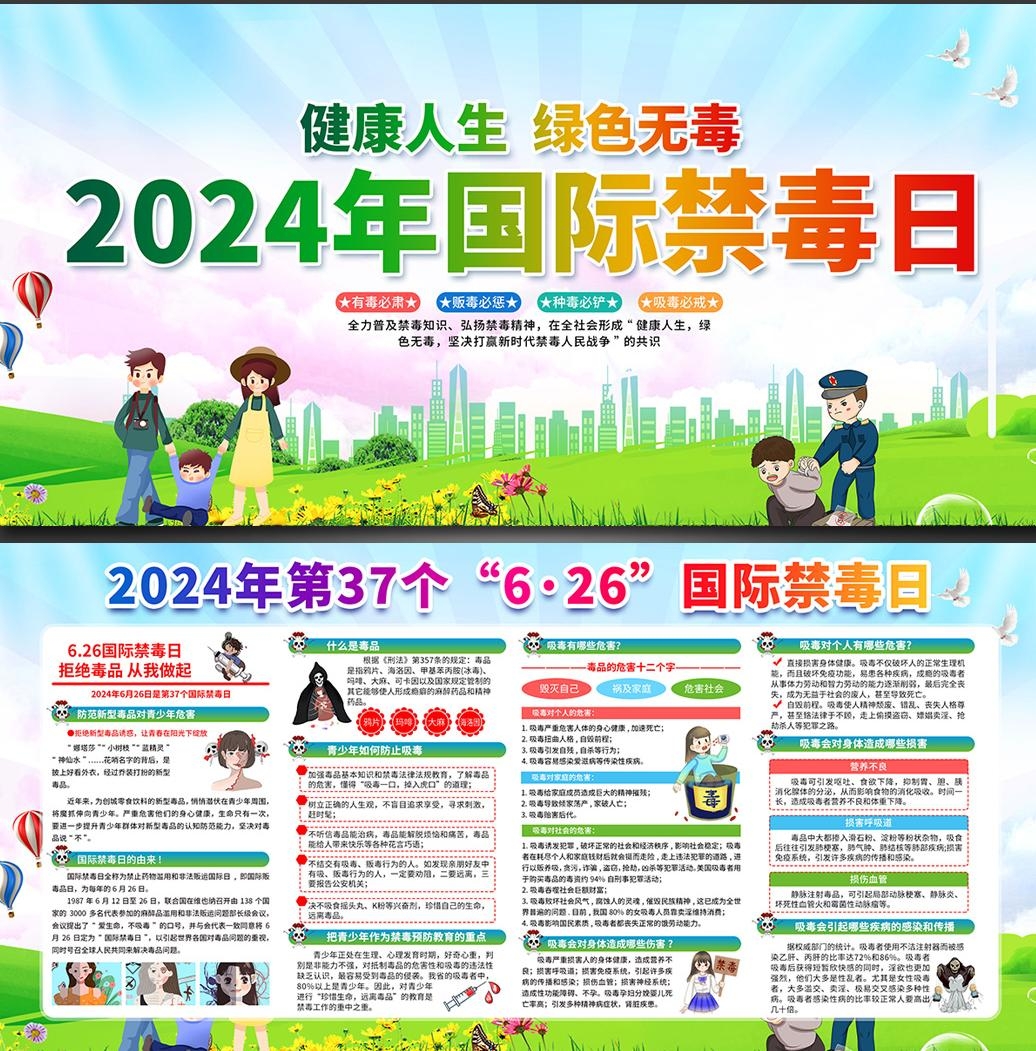 2024年国际禁毒日展板 (2)