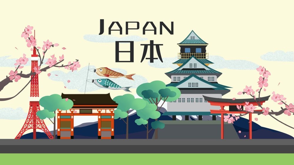 国潮风城市印象插画地标建筑宣传海报展板 (27)