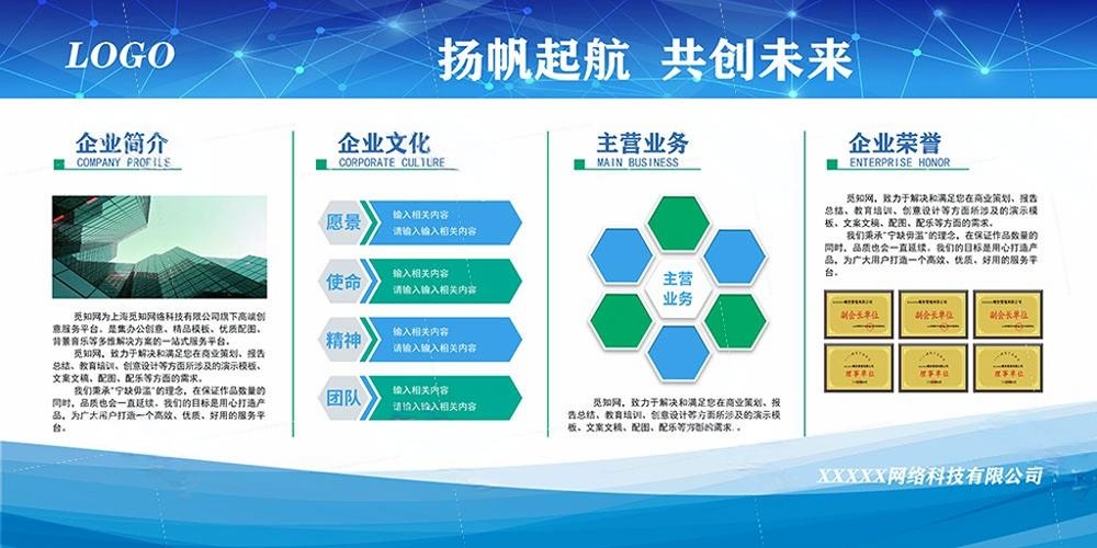 企业公司简介文化发展历程展板 (17)