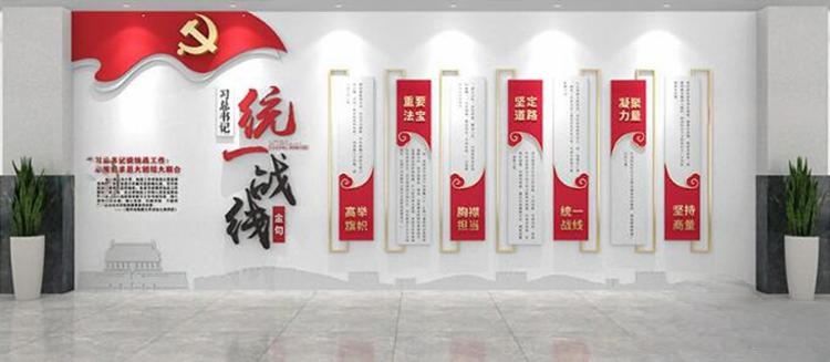 统一战线背景形象文化墙 (7)