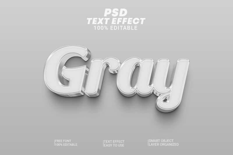 PS卡通3D质感立体效果字体特效文字效果