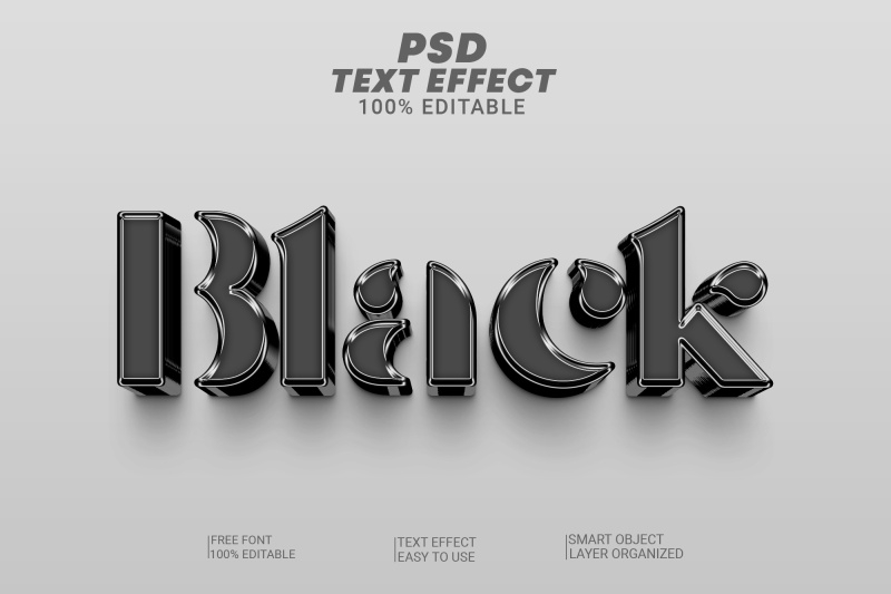PS卡通3D质感立体效果字体特效文字效果
