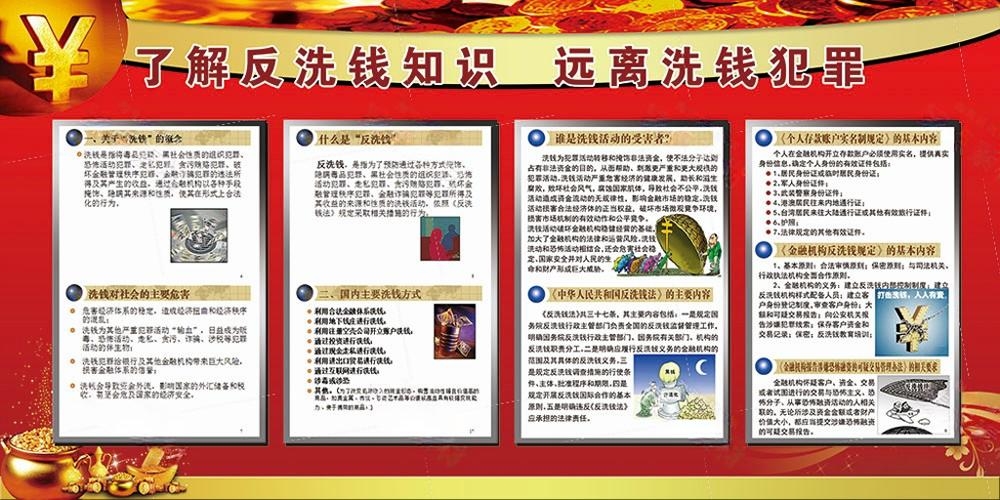 反洗钱防范知识宣传展板宣传栏 (2)