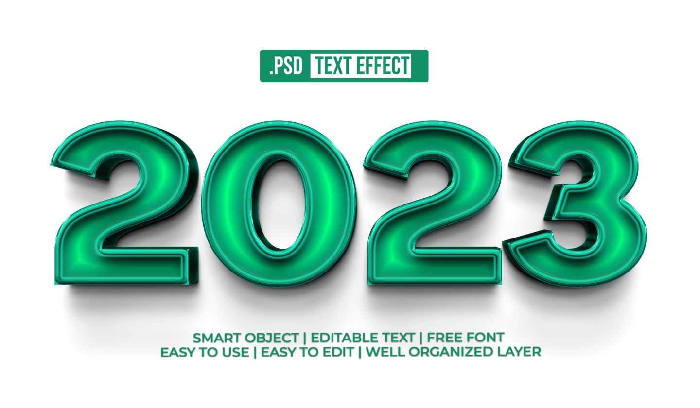 PS卡通3D质感立体效果字体特效文字效果