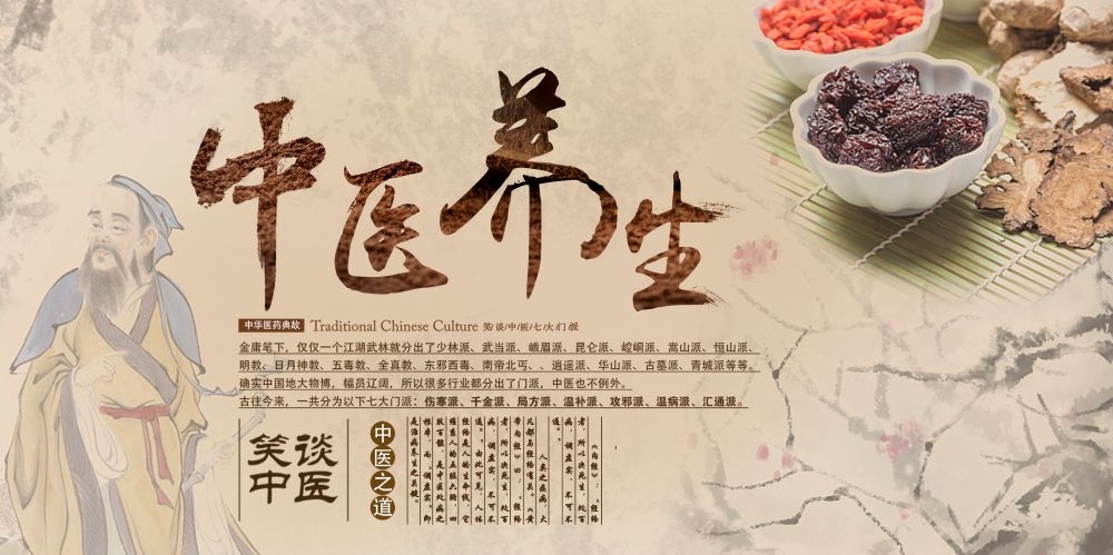 中药养生保健针灸理疗医院药房中医文化宣传挂画海报展板素材 (47)