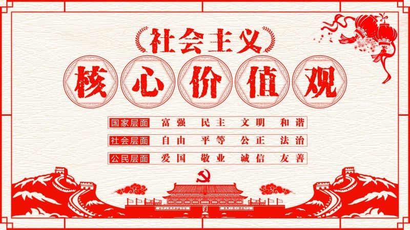 社会主义核心价值观宣传海报展板 (24)