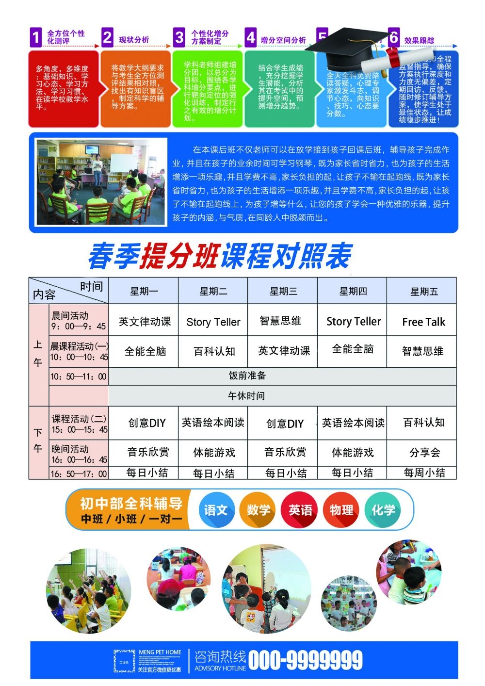 开学季春季招生培训促销宣传单教育培训海报模板 (25)