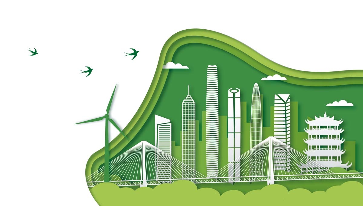国潮武汉城市建筑线稿插画平面海报素材