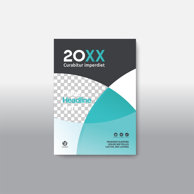 简约企业公司科技画册书籍文档产品封面模板 (101)