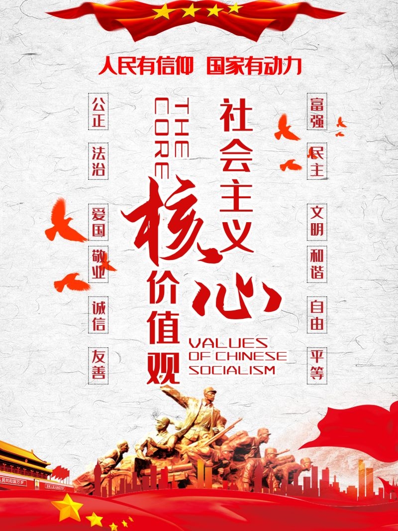 社会主义核心价值观宣传海报展板 (32)