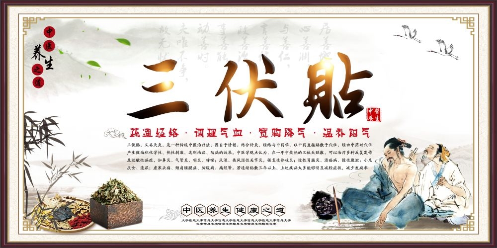 中药养生保健针灸理疗医院药房中医文化宣传挂画海报展板素材