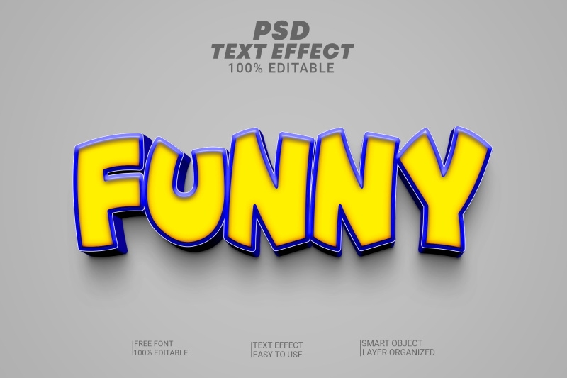 PS卡通3D质感立体效果字体特效文字效果 (49)