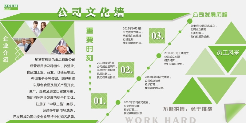 企业文化形象墙模板公司历程创意宣传栏喷绘设计PSD展板素材70